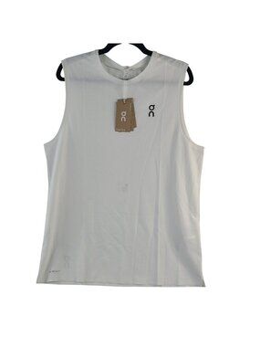 NEW On Running Men's Court Tank White Sz M Sleeveless Lightweight Tennis Top